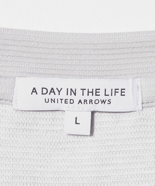 A DAY IN THE LIFE UNITED ARROWS(アデイインザライフユナイテッドアローズ)の「シルケット ダブルフェイス リップル カットソー<A DAY IN THE LIFE>(Tシャツ/カットソー・メンズ・ライトグレー/ホワイト/ネイビー・M/L/S)」の20枚目の写真
