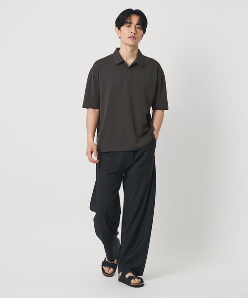 BEAUTY&YOUTH UNITED ARROWS(ビューティーアンドユースユナイテッドアローズ)の「ドライ スムース ジャージー ポロシャツ 吸水速乾(ポロシャツ・メンズ・ベージュ/ネイビー/ダークグレー・S/L/M/XL)」の6枚目の写真