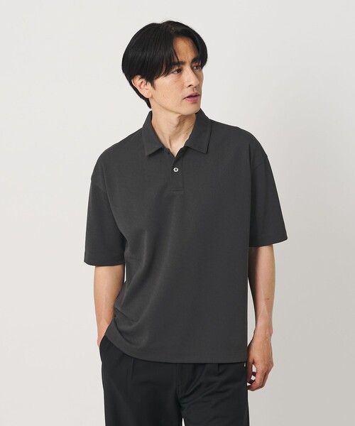 BEAUTY&YOUTH UNITED ARROWS(ビューティーアンドユースユナイテッドアローズ)の「ドライ スムース ジャージー ポロシャツ 吸水速乾(ポロシャツ・メンズ・ベージュ/ネイビー/ダークグレー・S/L/M/XL)」の7枚目の写真