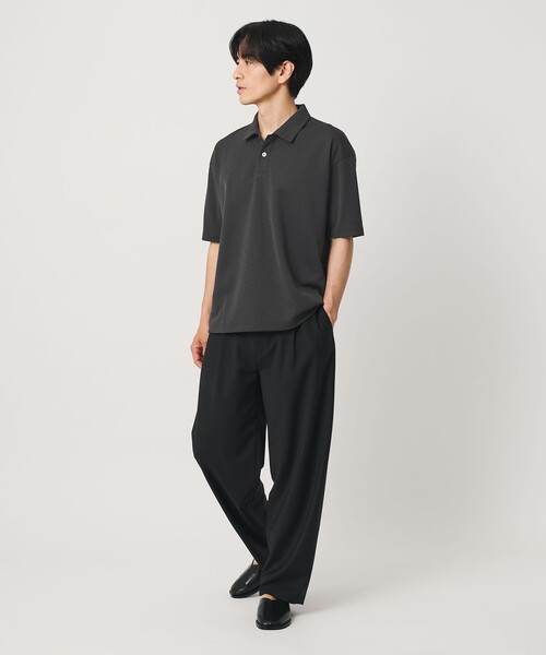 BEAUTY&YOUTH UNITED ARROWS(ビューティーアンドユースユナイテッドアローズ)の「ドライ スムース ジャージー ポロシャツ 吸水速乾(ポロシャツ・メンズ・ベージュ/ネイビー/ダークグレー・S/L/M/XL)」の8枚目の写真