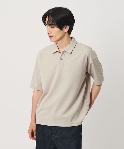 BEAUTY&YOUTH UNITED ARROWS(ビューティーアンドユースユナイテッドアローズ)の「ドライ スムース ジャージー ポロシャツ 吸水速乾(ポロシャツ・メンズ・ベージュ/ネイビー/ダークグレー・S/L/M/XL)」の11枚目の写真
