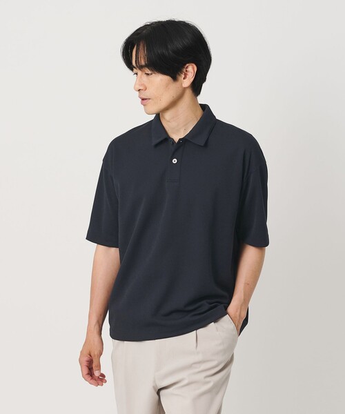 BEAUTY&YOUTH UNITED ARROWS(ビューティーアンドユースユナイテッドアローズ)の「ドライ スムース ジャージー ポロシャツ 吸水速乾(ポロシャツ・メンズ・ベージュ/ネイビー/ダークグレー・S/L/M/XL)」の13枚目の写真