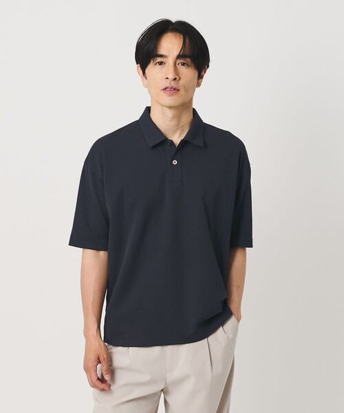 BEAUTY&YOUTH UNITED ARROWS(ビューティーアンドユースユナイテッドアローズ)の「ドライ スムース ジャージー ポロシャツ 吸水速乾(ポロシャツ・メンズ・ベージュ/ネイビー/ダークグレー・S/L/M/XL)」の14枚目の写真