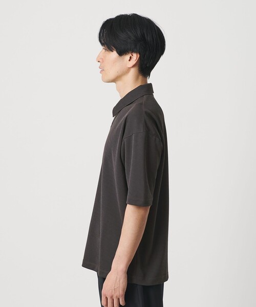 BEAUTY&YOUTH UNITED ARROWS(ビューティーアンドユースユナイテッドアローズ)の「ドライ スムース ジャージー ポロシャツ 吸水速乾(ポロシャツ・メンズ・ベージュ/ネイビー/ダークグレー・S/L/M/XL)」の16枚目の写真