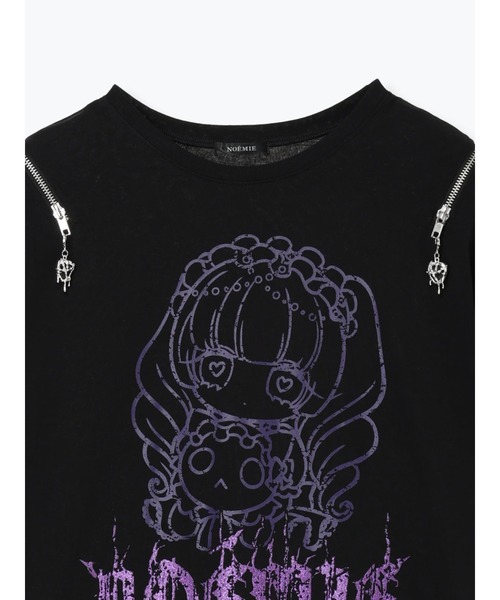 NOEMIE（ノエミー）の「ロンリードールラメTシャツ（Tシャツ/カットソー・レディース・ブラック/オフホワイト・M）」の17枚目の写真