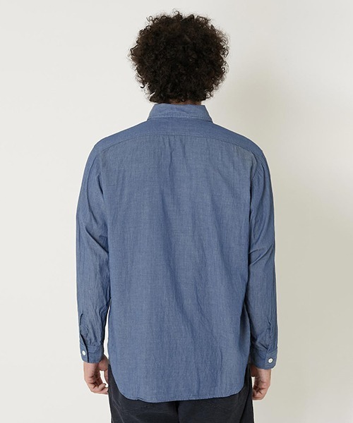 BLUE BLUE(ブルーブルー)の「スーパーライトデニム ロングスリーブシャツ(シャツ/ブラウス・メンズ・ブルー・M/S/XL/L)」の4枚目の写真