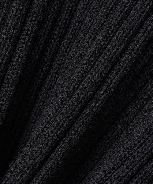 NOIRER(ノイア)の「コットンデミジコンバットニット(ブラック)(ニット/セーター・メンズ・その他・48/50)」の7枚目の写真