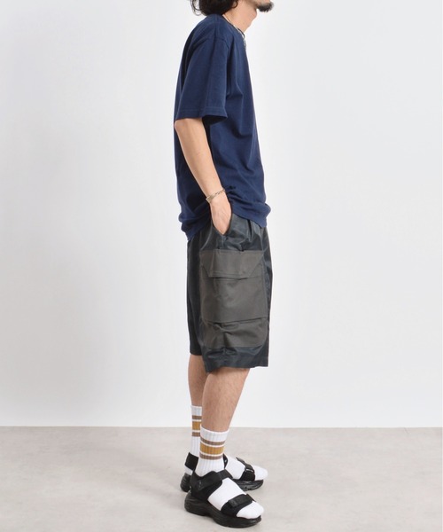 DOUBLE STEAL(ダブルスティール)の「properly刺繍Tシャツ(Tシャツ/カットソー・メンズ・ネイビー/ホワイト・X-LARGE/LARGE/MEDIUM)」の8枚目の写真