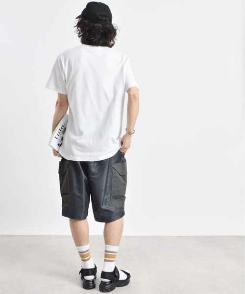 DOUBLE STEAL(ダブルスティール)の「properly刺繍Tシャツ(Tシャツ/カットソー・メンズ・ネイビー/ホワイト・X-LARGE/LARGE/MEDIUM)」の19枚目の写真