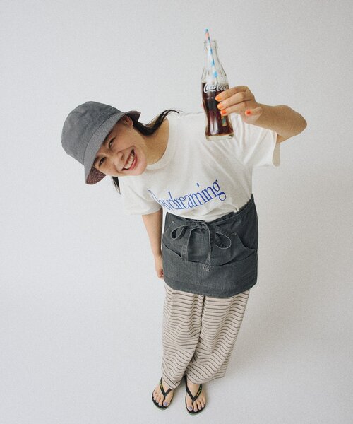 WHIMSIC（ウィムジック）の「【UNISEX】リバーシブルバケットハット（ハット・メンズ・チャコールグレー/ネイビー/ベージュ・FREE）」の7枚目の写真