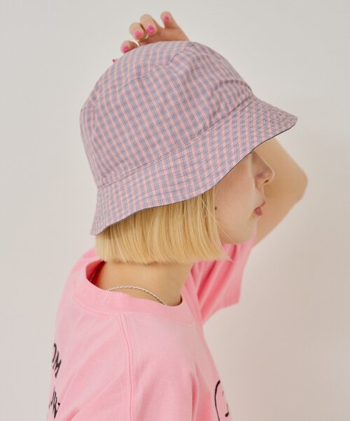 WHIMSIC（ウィムジック）の「【UNISEX】リバーシブルバケットハット（ハット・メンズ・チャコールグレー/ネイビー/ベージュ・FREE）」の11枚目の写真