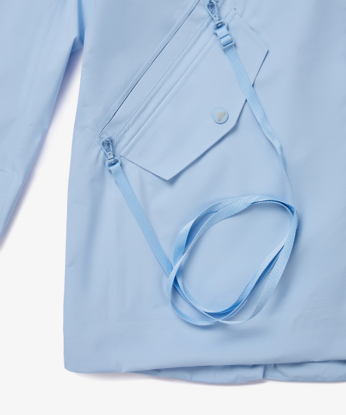 HOLUBAR（ホルバー）の「Eiber 2.5L Rain Jacket Sky Blue（ナイロンジャケット・メンズ・その他・MEDIUM/LARGE/X-LARGE）」の6枚目の写真