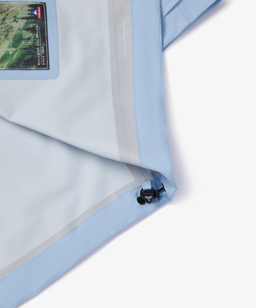 HOLUBAR（ホルバー）の「Eiber 2.5L Rain Jacket Sky Blue（ナイロンジャケット・メンズ・その他・MEDIUM/LARGE/X-LARGE）」の7枚目の写真