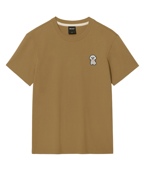 OKSTAR(オクスター)の「ポソム刺繍半袖(Tシャツ/カットソー・レディース・ネイビー/グレー/ライトグレー/ライトベージュ/ブラック/クリーム/ダークグレー/ホワイト/ダークブルー/カーキ/ダークグリーン・4XL/LARGE/X-LARGE/2XL/SMALL/MEDIUM/3XL)」の17枚目の写真