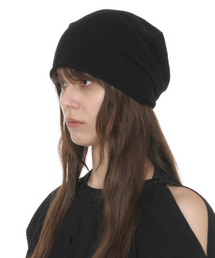 AP STUDIO ウールカシミヤニットビーニー ブラック ウールカシミヤ
