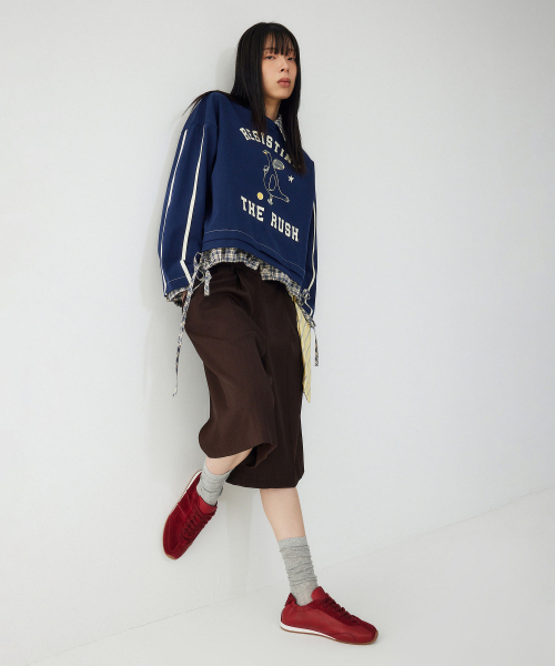 STUDIO TOMBOY(スタジオトムボーイ)の「配色ロースニーカー_レッド 9106271001(スニーカー・レディース・レッド・23.5cm/24.5cm)」の2枚目の写真