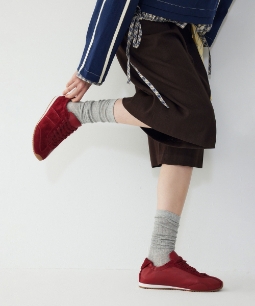 STUDIO TOMBOY(スタジオトムボーイ)の「配色ロースニーカー_レッド 9106271001(スニーカー・レディース・レッド・23.5cm/24.5cm)」の4枚目の写真