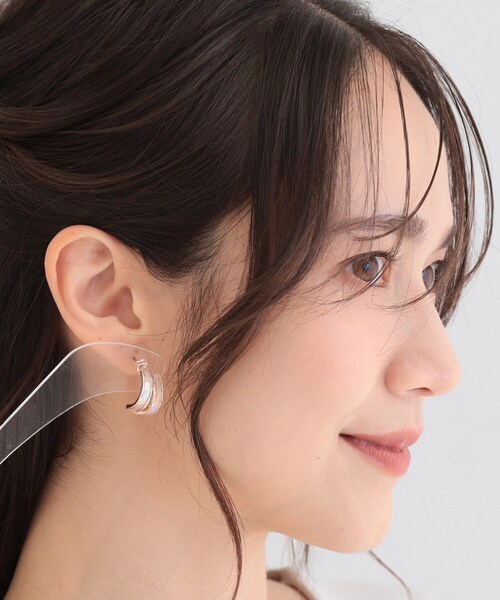 SHOO・LA・RUE（シューラルー）の「シェルエポピアス（ピアス（両耳用）・レディース・ピンクゴールド/ゴールド/シルバー・00）」の8枚目の写真