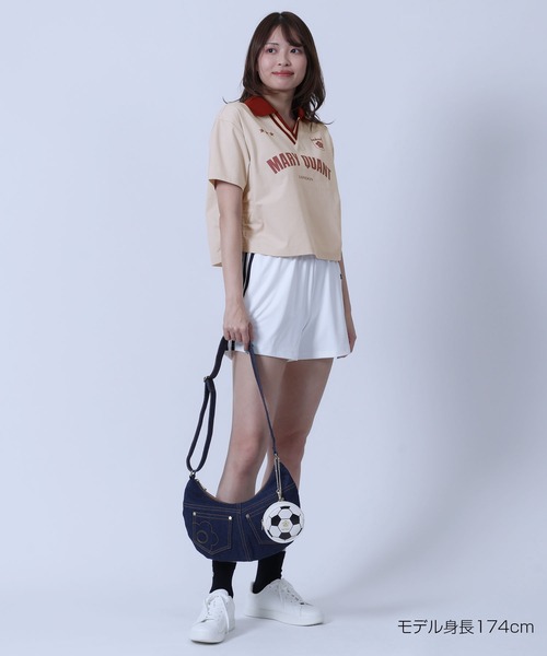 MARY QUANT（マリークワント）の「FOOTBALLコレクションデザイン パンツ（スウェットパンツ・レディース・グレージュ/ホワイト/ブルー・M）」の20枚目の写真