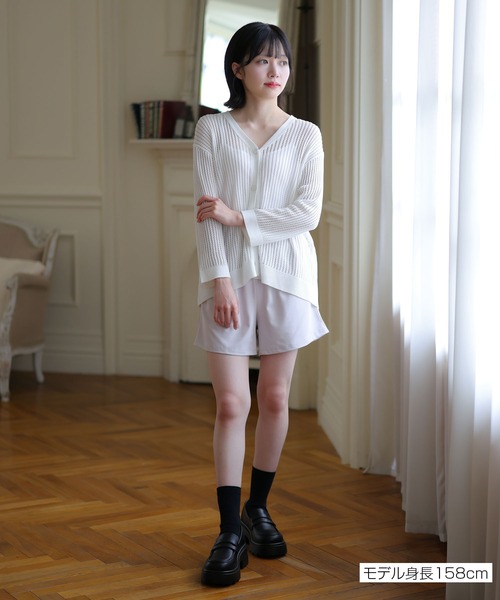 MARY QUANT（マリークワント）の「FOOTBALLコレクションデザイン パンツ（スウェットパンツ・レディース・グレージュ/ホワイト/ブルー・M）」の7枚目の写真