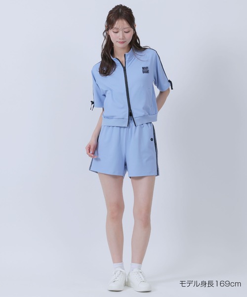 MARY QUANT（マリークワント）の「FOOTBALLコレクションデザイン パンツ（スウェットパンツ・レディース・グレージュ/ホワイト/ブルー・M）」の11枚目の写真