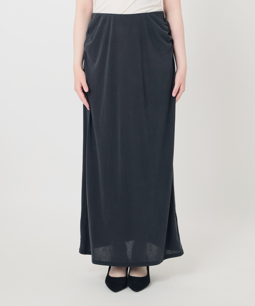 IENA LA BOUCLE（イエナラブークル）の「IENA LA BOUCLE フィブリルカットスカート（スカート・レディース・ウッド/ブラック・36/38）」の7枚目の写真
