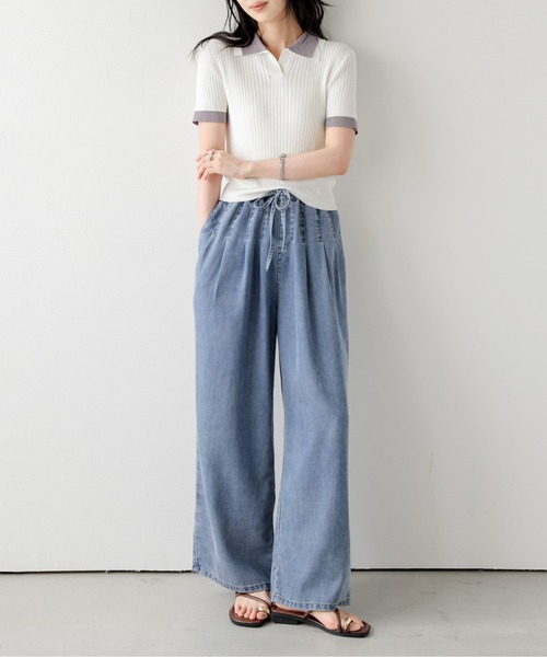 AMELY(エミリー)の「サムリング トングサンダル(サンダル・レディース・ブラック/ホワイト/ブラウン・40/37/36/35/39/38)」の17枚目の写真