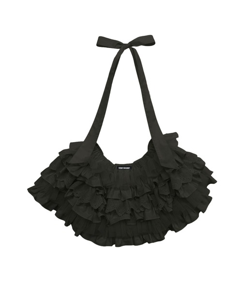 HONEY MI HONEY（ハニーミーハニー）の「tiered frill bag & mini skirt（スカート・レディース・ホワイト/ブラック/ピンク・FREE）」の3枚目の写真