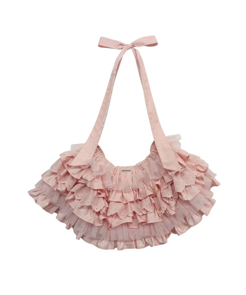 HONEY MI HONEY（ハニーミーハニー）の「tiered frill bag & mini skirt（スカート・レディース・ホワイト/ブラック/ピンク・FREE）」の13枚目の写真