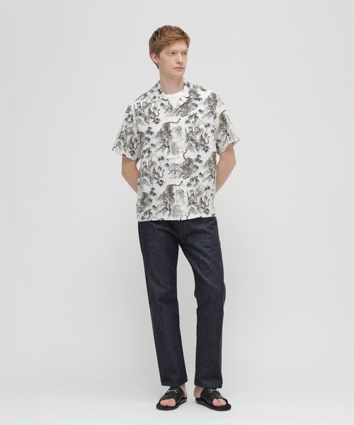 AVIREX(アヴィレックス)の「ALOHA SHIRT”TIGER & BAMBOO" / アロハシャツ タイガー バンブー / AVIREX / アヴィレックス(シャツ/ブラウス・メンズ・オフホワイト/ブラック・MEDIUM/XX-LARGE/X-LARGE/LARGE)」の14枚目の写真