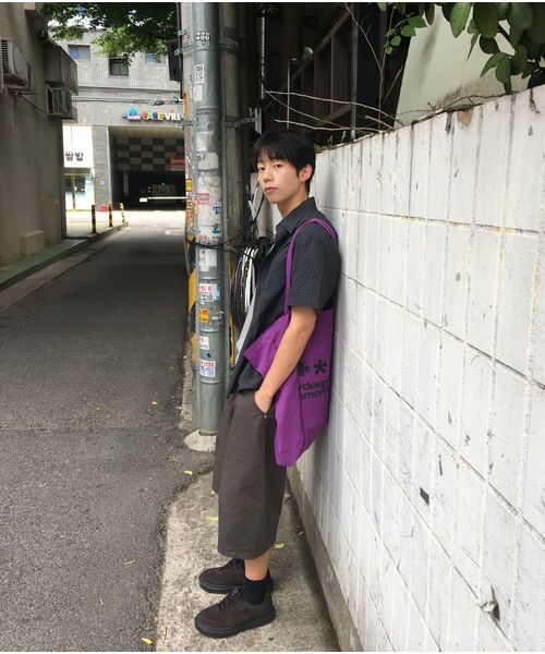 mydeepbluememories(マイディープブルーメモリーズ)の「MM LOGO ECO BAG_Purple(エコバッグ/サブバッグ・レディース・パープル・FREE)」の11枚目の写真