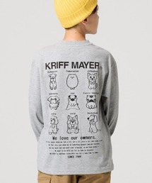 KRIFF MAYER Kid's Collection（クリフメイヤーキッズコレクション）の「温調プリントロンT(ほぼ犬)（Tシャツ/カットソー）」