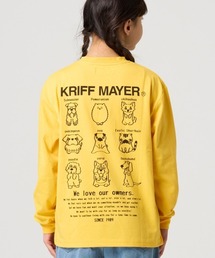 KRIFF MAYER Kid's Collection（クリフメイヤーキッズコレクション）の「温調プリントロンT(ほぼ犬)（Tシャツ/カットソー）」