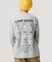 KRIFF MAYER Kid's Collection（クリフメイヤーキッズコレクション）の「温調プリントロンT(ほぼ犬)（Tシャツ/カットソー）」