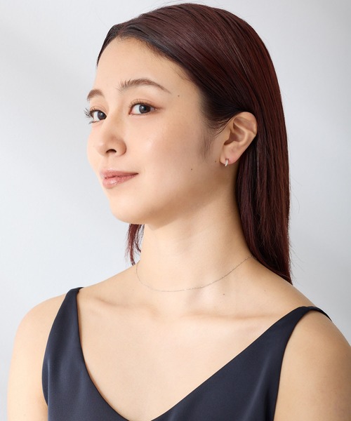 CALIN　STANDARD（カリンスタンダード）の「◆金属アレルギー対応◆◆made in japan◆【純金厚メッキ】スターダストライン　極小ミニマル　ループフィットイヤリング（イヤリング・レディース・シルバー/ゴールド/ピンクゴールド・FREE）」の10枚目の写真