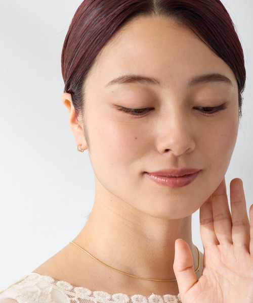 CALIN　STANDARD（カリンスタンダード）の「◆金属アレルギー対応◆◆made in japan◆【純金厚メッキ】スターダストライン　極小ミニマル　ループフィットイヤリング（イヤリング・レディース・シルバー/ゴールド/ピンクゴールド・FREE）」の13枚目の写真