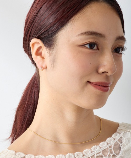 CALIN　STANDARD（カリンスタンダード）の「◆金属アレルギー対応◆◆made in japan◆【純金厚メッキ】スターダストライン　極小ミニマル　ループフィットイヤリング（イヤリング・レディース・シルバー/ゴールド/ピンクゴールド・FREE）」の14枚目の写真
