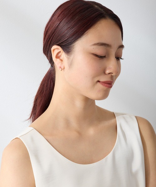 CALIN　STANDARD（カリンスタンダード）の「◆金属アレルギー対応◆◆made in japan◆【純金厚メッキ】スターダストライン　極小ミニマル　ループフィットイヤリング（イヤリング・レディース・シルバー/ゴールド/ピンクゴールド・FREE）」の21枚目の写真