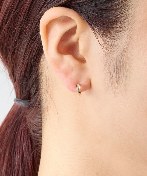 CALIN　STANDARD（カリンスタンダード）の「◆金属アレルギー対応◆◆made in japan◆【純金厚メッキ】スターダストライン　極小ミニマル　ループフィットイヤリング（イヤリング・レディース・シルバー/ゴールド/ピンクゴールド・FREE）」の12枚目の写真