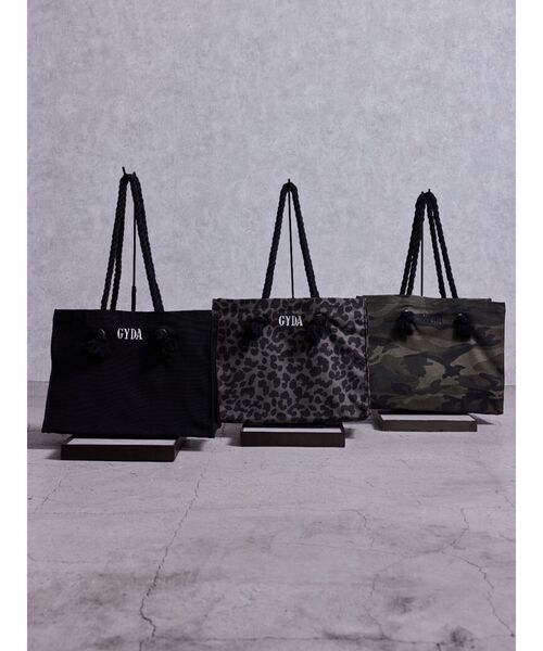 GYDA（ジェイダ）の「【A４・うちわが入る！】GYDAロープLトートBAG（トートバッグ・レディース・ブラック/その他2/その他1・FREE）」の6枚目の写真