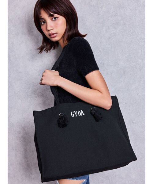 GYDA（ジェイダ）の「【A４・うちわが入る！】GYDAロープLトートBAG（トートバッグ・レディース・ブラック/その他2/その他1・FREE）」の7枚目の写真