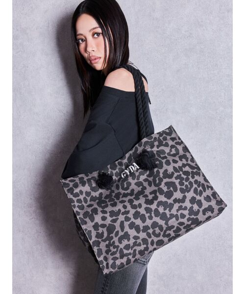 GYDA（ジェイダ）の「【A４・うちわが入る！】GYDAロープLトートBAG（トートバッグ・レディース・ブラック/その他2/その他1・FREE）」の9枚目の写真