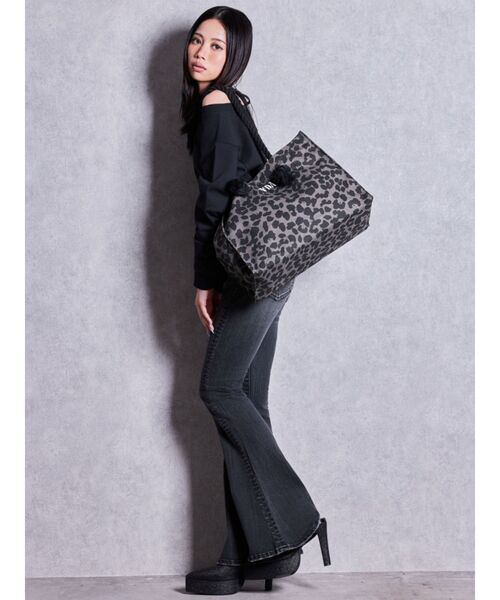 GYDA（ジェイダ）の「【A４・うちわが入る！】GYDAロープLトートBAG（トートバッグ・レディース・ブラック/その他2/その他1・FREE）」の10枚目の写真