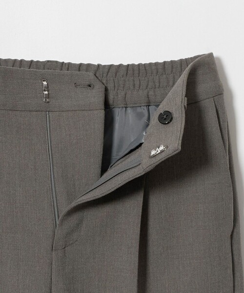 green label relaxing（グリーンレーベルリラクシング）の「［size SHORT/TALLあり］ライト ダブルクロス テーパード パンツ（スラックス・レディース・ブラック/グレー/ベージュ/ネイビー・36/38/SHORT/40/34/42/44/46/TALL）」の9枚目の写真