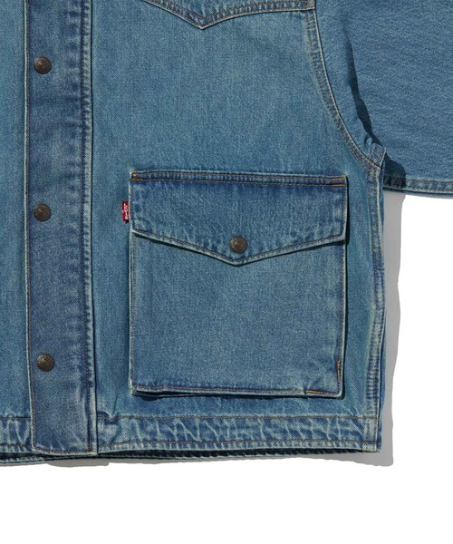 Levi's(リーバイス)の「Levi's/リーバイス ヒルトップ ジャケット(デニムジャケット・メンズ・インディゴブルー・S/M/L/XL)」の7枚目の写真