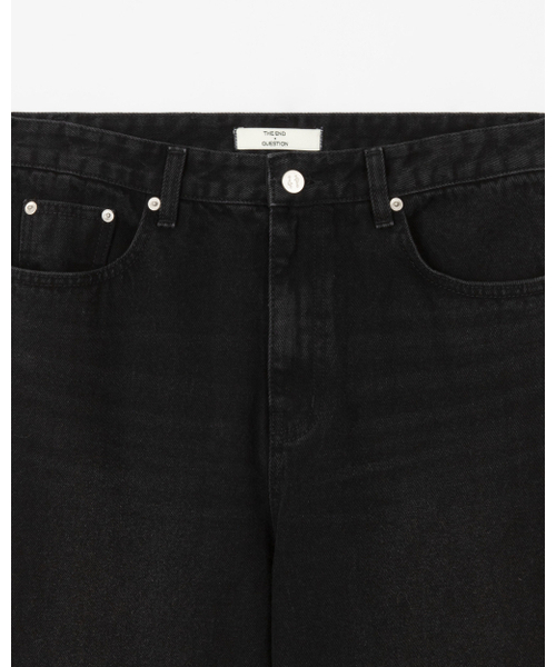 THEENDQUESTION(ジエンドクエスチョン)の「Black washed jeans / BLACK(デニムパンツ・レディース・その他・1/2/3)」の9枚目の写真