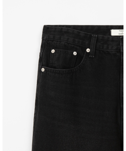 THEENDQUESTION(ジエンドクエスチョン)の「Black washed jeans / BLACK(デニムパンツ・レディース・その他・1/2/3)」の10枚目の写真