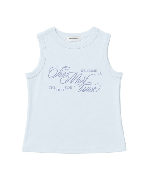 THEMORFHOUSE(ザモーフハウス)の「ザ・オードサイズ ベーシック スリーブレス ライトブルー(Tシャツ/カットソー・レディース・その他・MEDIUM)」の1枚目の写真