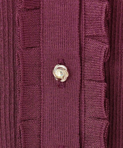 TOCCA(トッカ)の「TUCK FRILL KNIT カーディガン(カーディガン/ボレロ・レディース・ブラック系・SMALL/MEDIUM)」の17枚目の写真