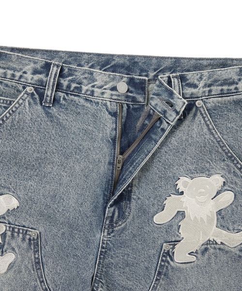 thisisneverthat(ディスイズネバーザット)の「GD Lightning Double Knee Pant(デニムパンツ・メンズ・ブラック系その他/ブルー系その他・M/XL/L)」の3枚目の写真